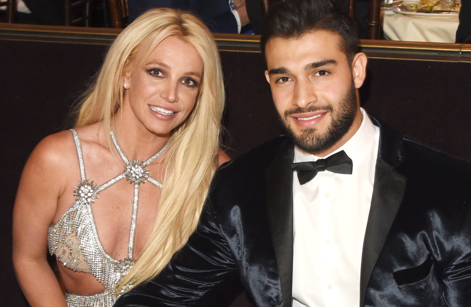 Britney Spears und Sam Asghari glücklich