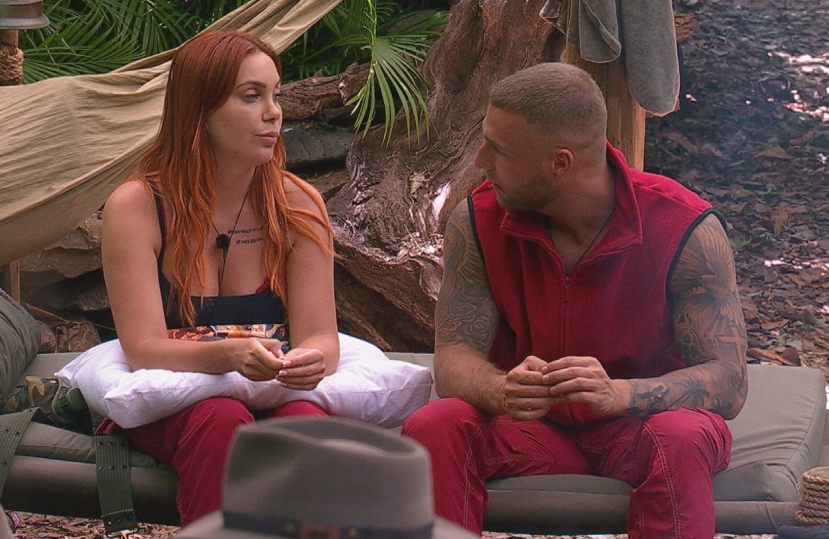 Tara Tabitha und Filip Pavlovic im Dschungelcamp