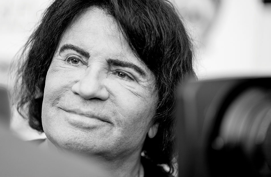 Schwarz-Weiss-Bild von Costa Cordalis