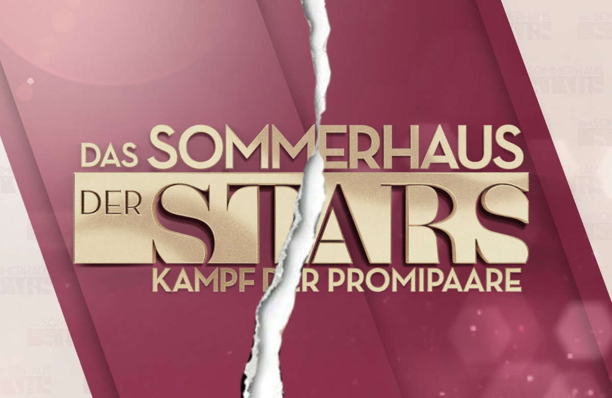 Das Logo zum "Sommerhaus der Stars" mit Riss