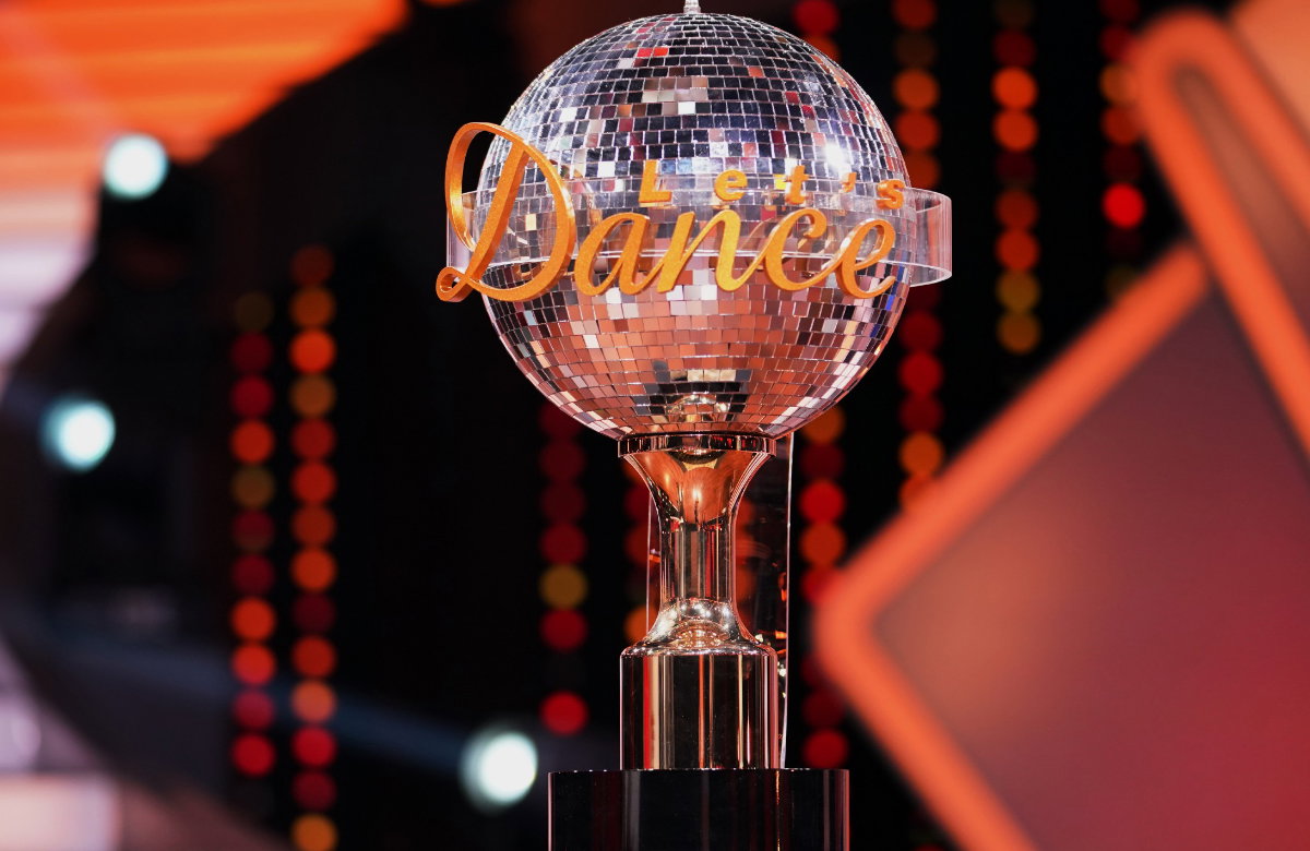 "Let's Dance"-Pokal im Studio