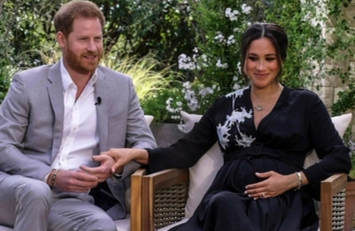 Prinz Harry und Herzogin Meghan bei dem Oprah-Interview