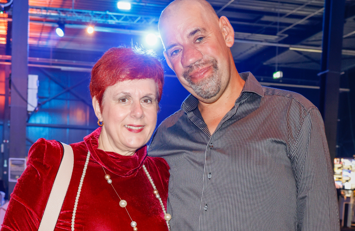 Iris und Uwe Abel glücklich