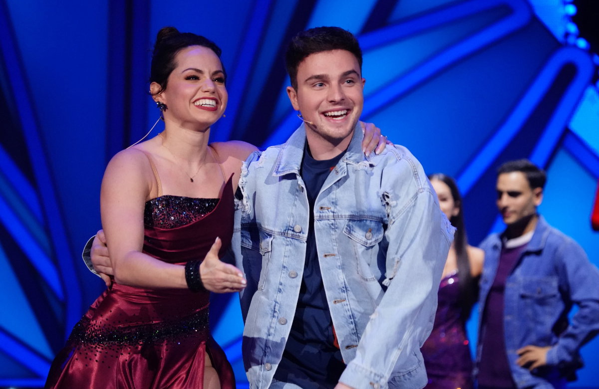 Christina und Luca Hänni glücklich bei "Let's Dance"
