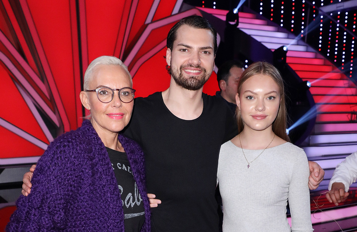 Natascha, Jimi Blue und Cheyenne Ochsenknecht im "Let's Dance"-Studio