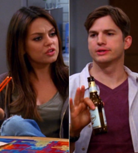 Spaßen gerne: Mila Kunis und Ashton Kutcher