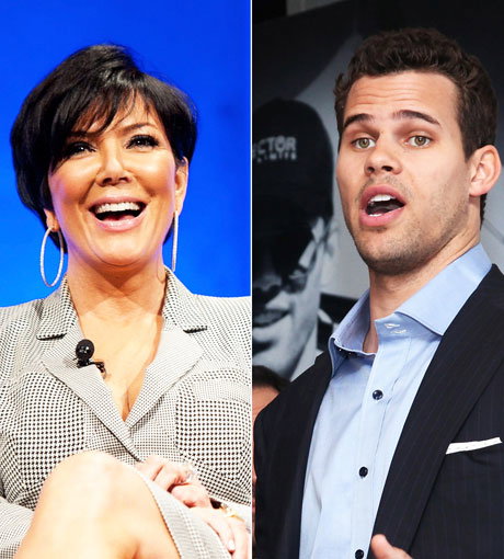 l. Kris Jenner und r. Kris Humphries seine Anschuldigungen können sie sicher nur zum Lachen bringen