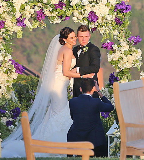Nick Carter und Lauren Kitt feierten eine romantische Garten-Hochzeit in Santa Barbara
