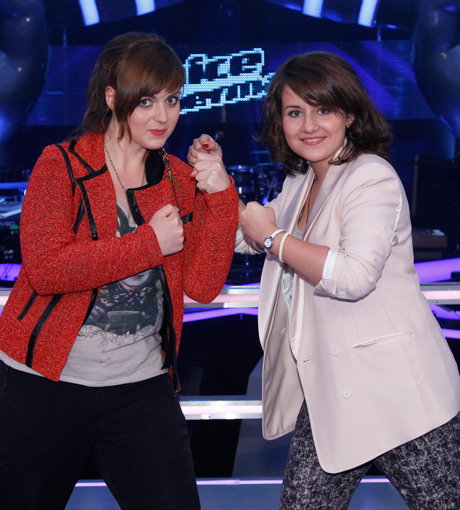 Team Rea: Evi Lancora (l.) gegen "Küken" Kristin Lohse