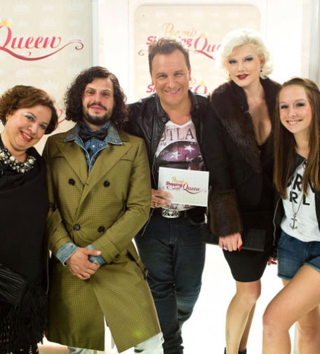 Franziska Traub, Manuel Cortez, Guido Maria Kretschmer, Melanie Müller und Senta Sofia Delliponti (v.l.)