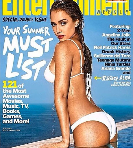 So sexy wie noch nie: Jessica Alba auf dem Cover der "Entertainment Weekly"