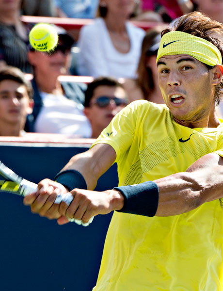 Linkshändern werden einige Begabungen nachgesagt. Tennis-Profi Rafael Nadal profitiert von seiner starken Linken