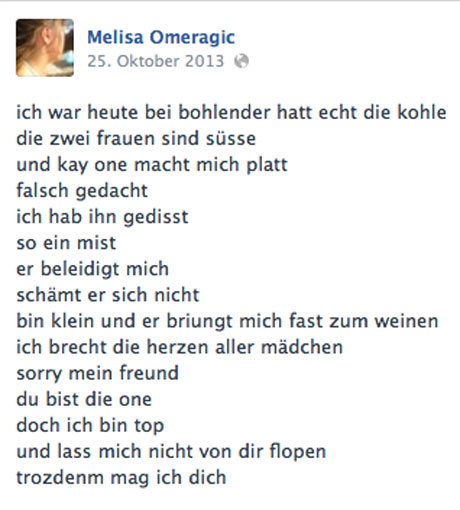 Dieser Eintrag entstand direkt nach dem Casting in Köln