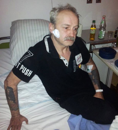Dieter Wollny wirkt nach der OP noch geschwächt