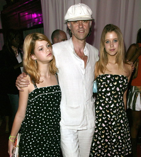 Pixie und Peaches Geldof (mit Papa Bob) wurden "Wild Girls" genannt, weil sie in ihren Teenager-Zeiten nichts ausließen
