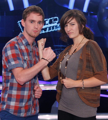 Die vierte und letzte Battle-Show bei "The Voice": Eva Croissant tritt gegen Valentin Merk an