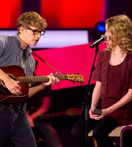 Jam-Session mit Tim Bendzko: Bei "The Voice Kids" in SAT.1 eroberte er nicht nur Kinderherzen