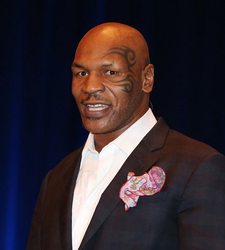 Mike Tyson ist gerade auf Promo-Tour