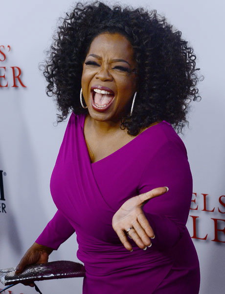 Die amerikanische TV-Journalistin Oprah Winfrey ist auch eine Linksbegabte