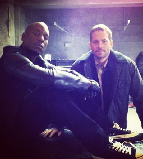 Tyrese Gibson mit seinem "The Fast and the Furious"-Kollegen Paul Walker ( 40)