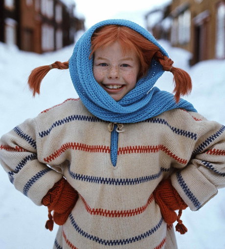 Auch in der Literatur verwendet man gerne rothaarige Hauptcharaktere - wie auch Astrid Lindgrens "Pippi Langstrumpf"