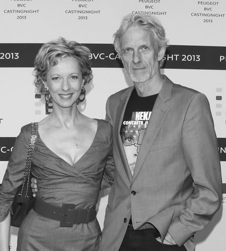 Mareike Carrière und ihr älterer Bruder Mathieu auf dem roten Teppich im Jahr 2013