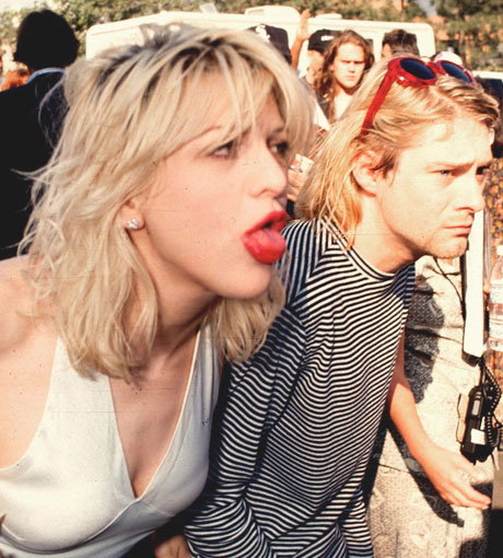 Courtney Love und Kurt Cobain