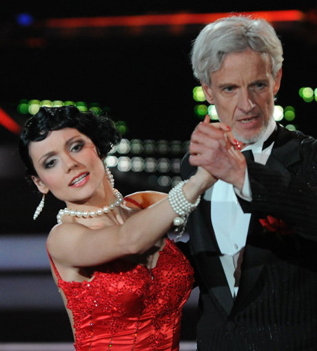 Auch Tatjana Sinato stand schon bei "Let's Dance" auf dem Tanzparkett (hier mit Schauspieler Mathieu Carrière)