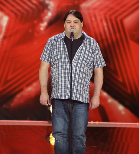 Armin Eiber, 36, aus Waldkraiburg  singt "I would do anything for you" von Meat Loaf und wurde für seine Leistung von der Jury gelobt