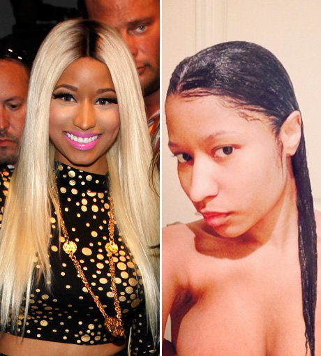 Sängerin Nicki Minaj überrascht ihre Fans mit einem Selfie ohne Make-Up und Perücke