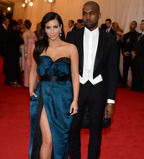 Kim Kardashian und Kanye West auf der "Met-Gala" in New York