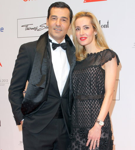 Schauspieler Erol Sander mit Frau Carolina Godet