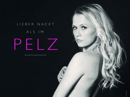 Nova Meierhenrich: Sie engagiert sich nackt für PETA - Pelze kommen bei der Moderatorin nicht ins Haus 