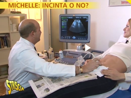 Schwanger? Michelle Hunziker lüftet das Geheimnis beim Frauenarzt - Die Schweizerin lässt sich für eine italienische Fernsehshow untersuchen