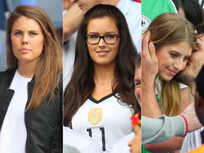 Draxlers, Hectors und Hummels' hübsche Spielerfrauen beim Spiel gegen EM-Nordirland - Cathy Hummels, Annika & Lena Stiffel fieberten im Stadion von Paris mit