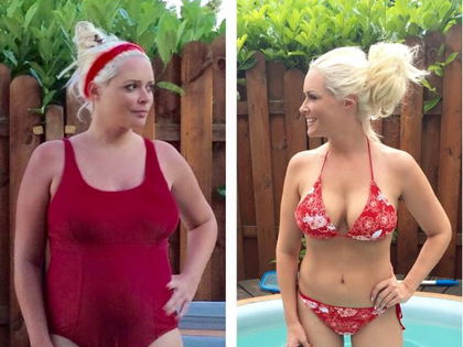 Diät-Erfolg: Daniela Katzenberger präsentiert ihre Bikini-Figur - Die Katze zeigt sich bei Facebook im Bikini und sorgt für Begeisterung