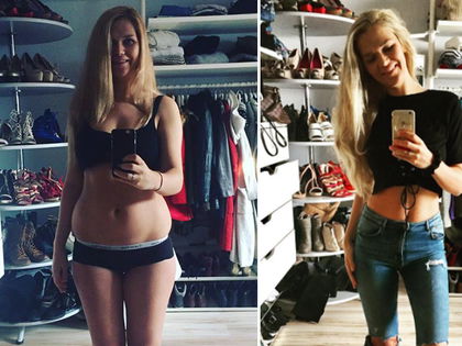 Wow! Sara Kulka zeigt super skinny After-Baby-Body - Neun Monate nach der Geburt von Annabell sind fast 30 Kilo runter