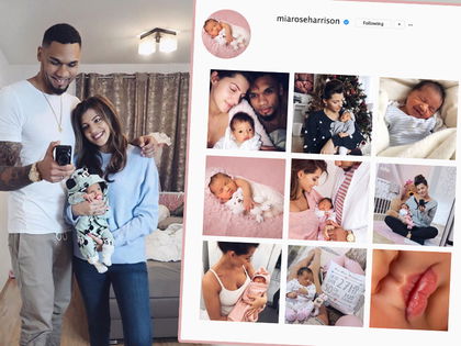 Sarah Harrison: Instagram-Account für Baby Mia Rose? - Heftiger Shitstorm! Das Bachelor-Girl & Dominic Harrison sind stinksauer