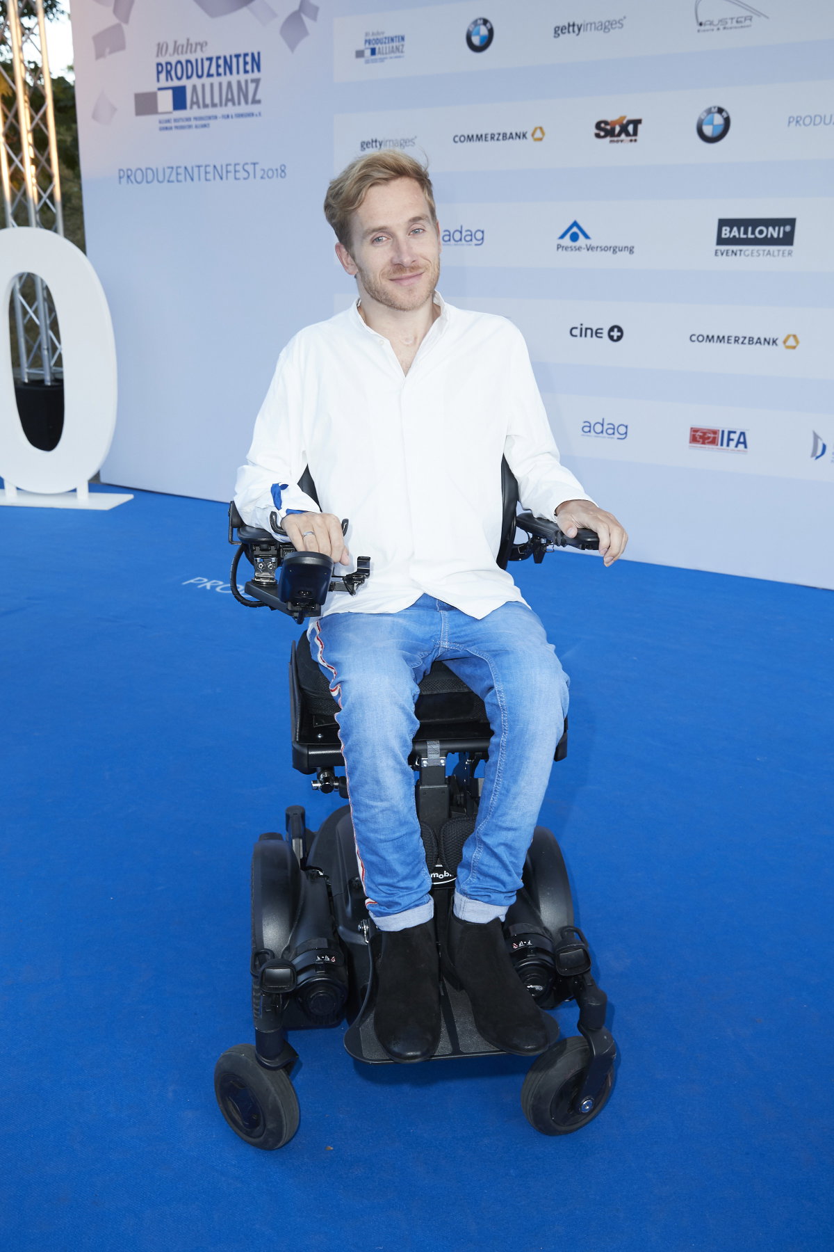 samuel Koch im Rollstuhl