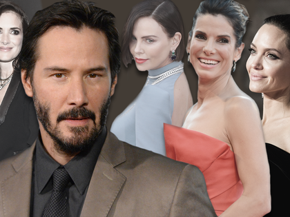 Diese Hollywood-Beautys haben Keanu Reeves nicht bekommen - Angelina Jolie, Halle Berry, Charlize Theron und Co. waren verrückt nach ihm