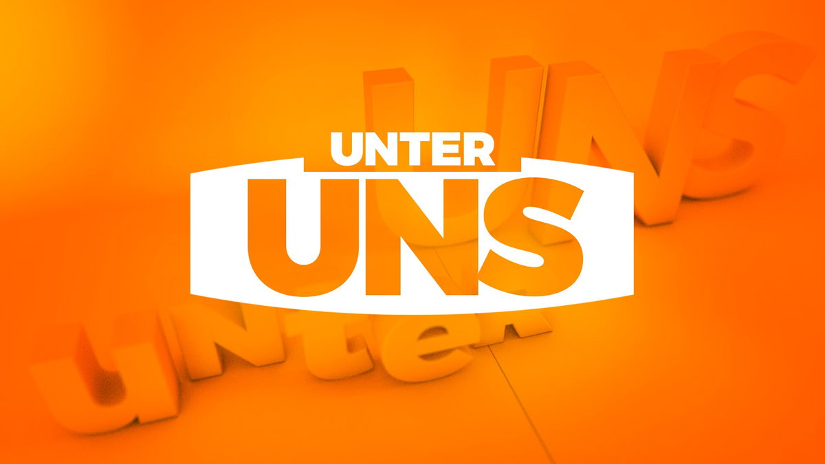 "Unter uns"-Logo in orange