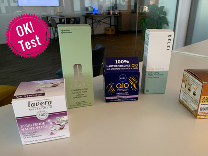 Nachtcremes im OK!-Test: Im Schlaf zum makellosen Teint?  - "Beauty Sleep" bekommt eine neue Bedeutung
