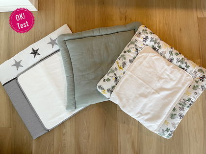 OK! Test: Drei Wickelauflagen im Vergleich - Wir haben drei Wickelunterlagen für Babys genau unter die Lupe genommen