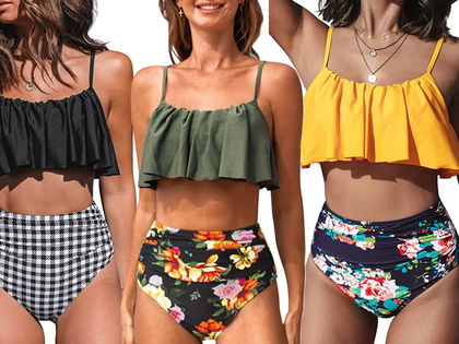 Bikini mit Schlank-Effekt: Dieses Modell geht im Netz durch die Decke - ″Die Hose kaschiert meine Problemzone Bauch″