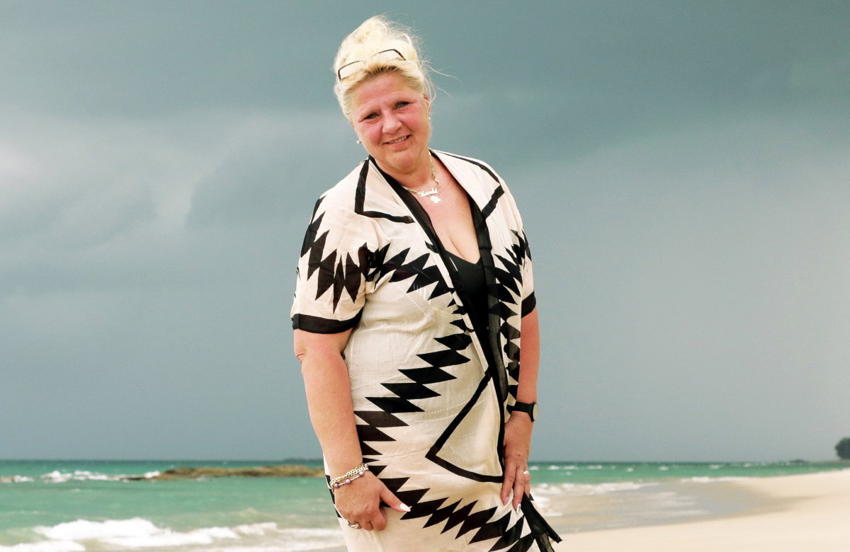 Silvia Wollny als "Kampf der Realitystars"-Kandidatin am Strand