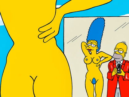 Marge Simpson zeigt sich komplett nackt! - Zum Serien-Jubiläum zeichnete Künstler aleXandro Palombo sie freizügig