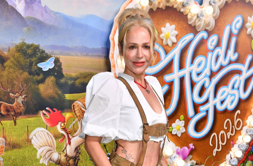 Michelle posiert auf dem "HeidiFest" 2026