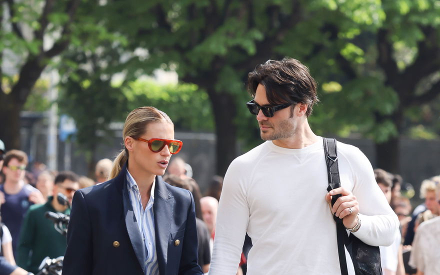 Michelle Hunziker mit ihrem Freund Giulio Berruti
