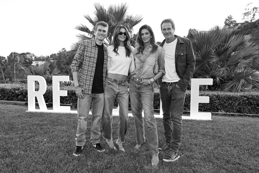 Presley Gerber mit Familie