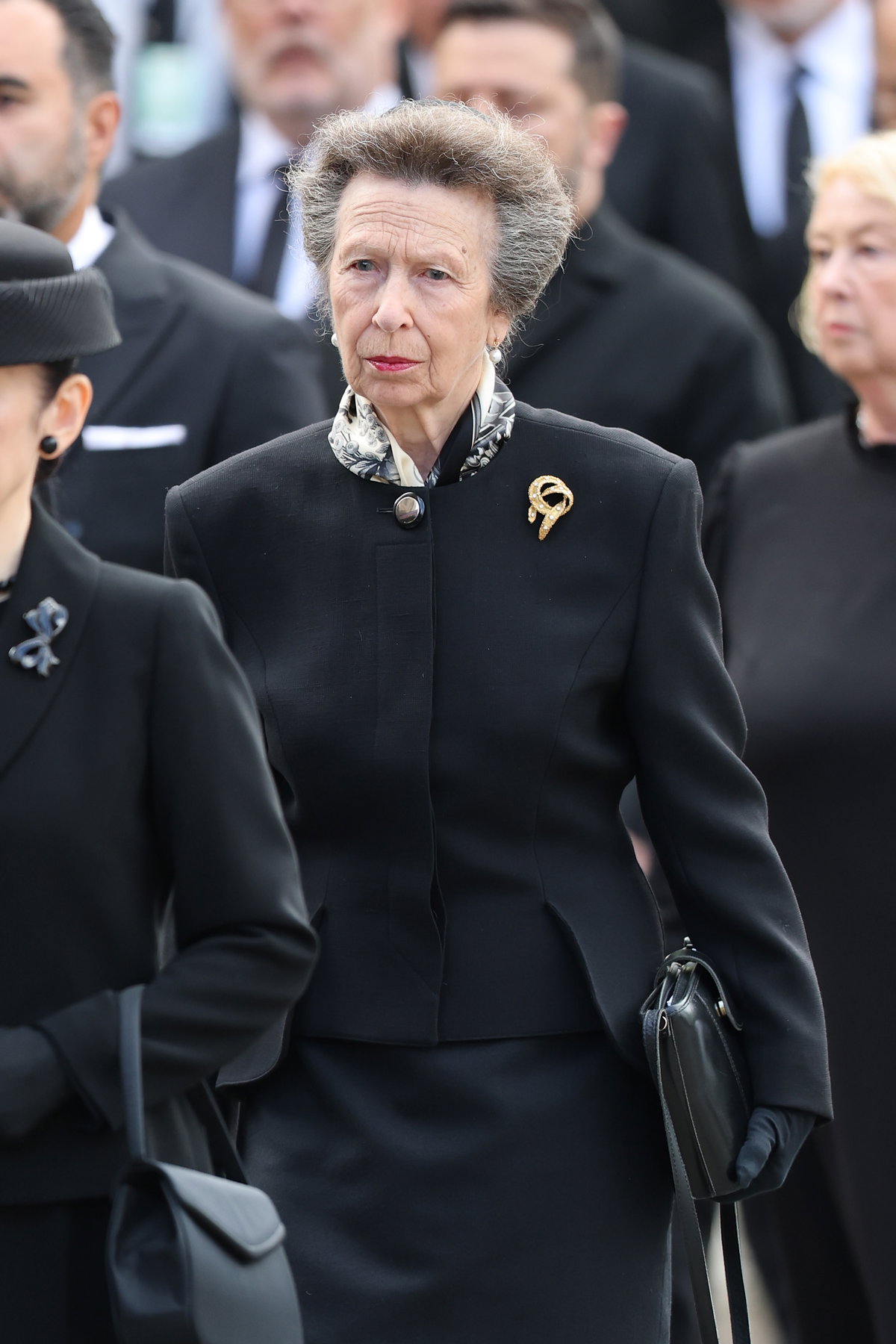 Prinzessin Anne bei der Trauerfeier von König Harald